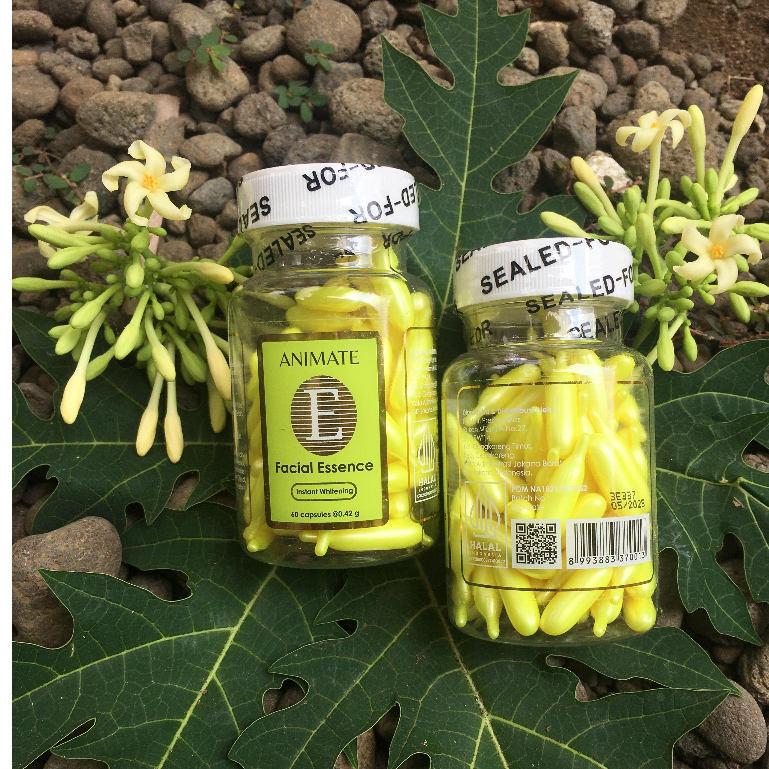 

(PAKET 10 BOTOL) ANIMATE SERUM FACIAL ESSENCE/SERUM KAPSUL ANIMATE 10 BOTOL PER BOTOL ISI 60 PCS