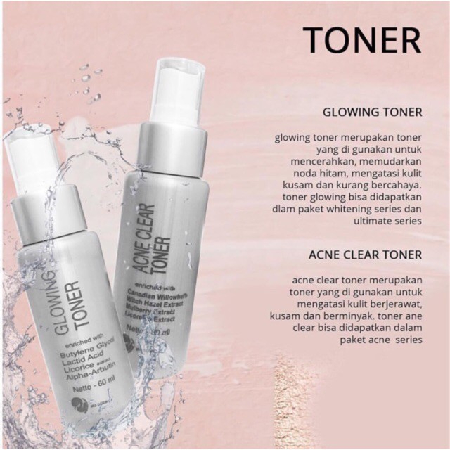 Ms Glow Toner Acne Ms Glow Original 100% Ms Glow Toner Acne Pelembab