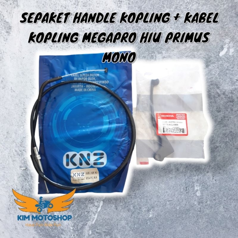 KIM - PAKET Handle Kopling + Kabel Kopling Megapro mono Verza CB Verza