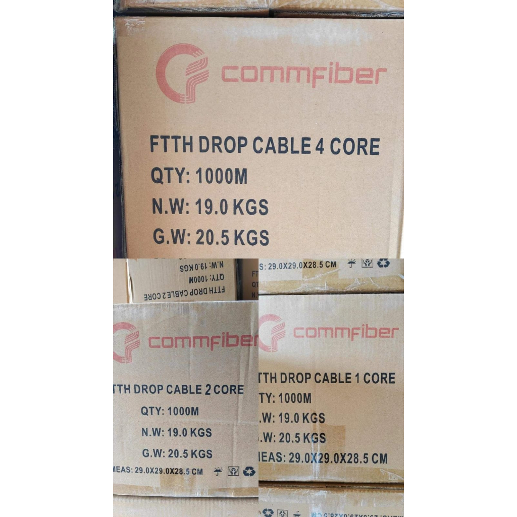 Kabel Dropcore 4 core 3 seling - Kabel serat optik 4 core 3 seling -Kabel fiber optik 4 core 3 selin
