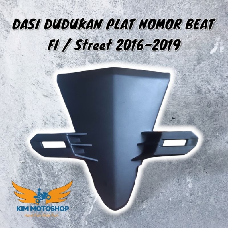 KIM - Tameng kecil dasi dudukan plat nomer BeAT ESP/Street 2016 - 2019