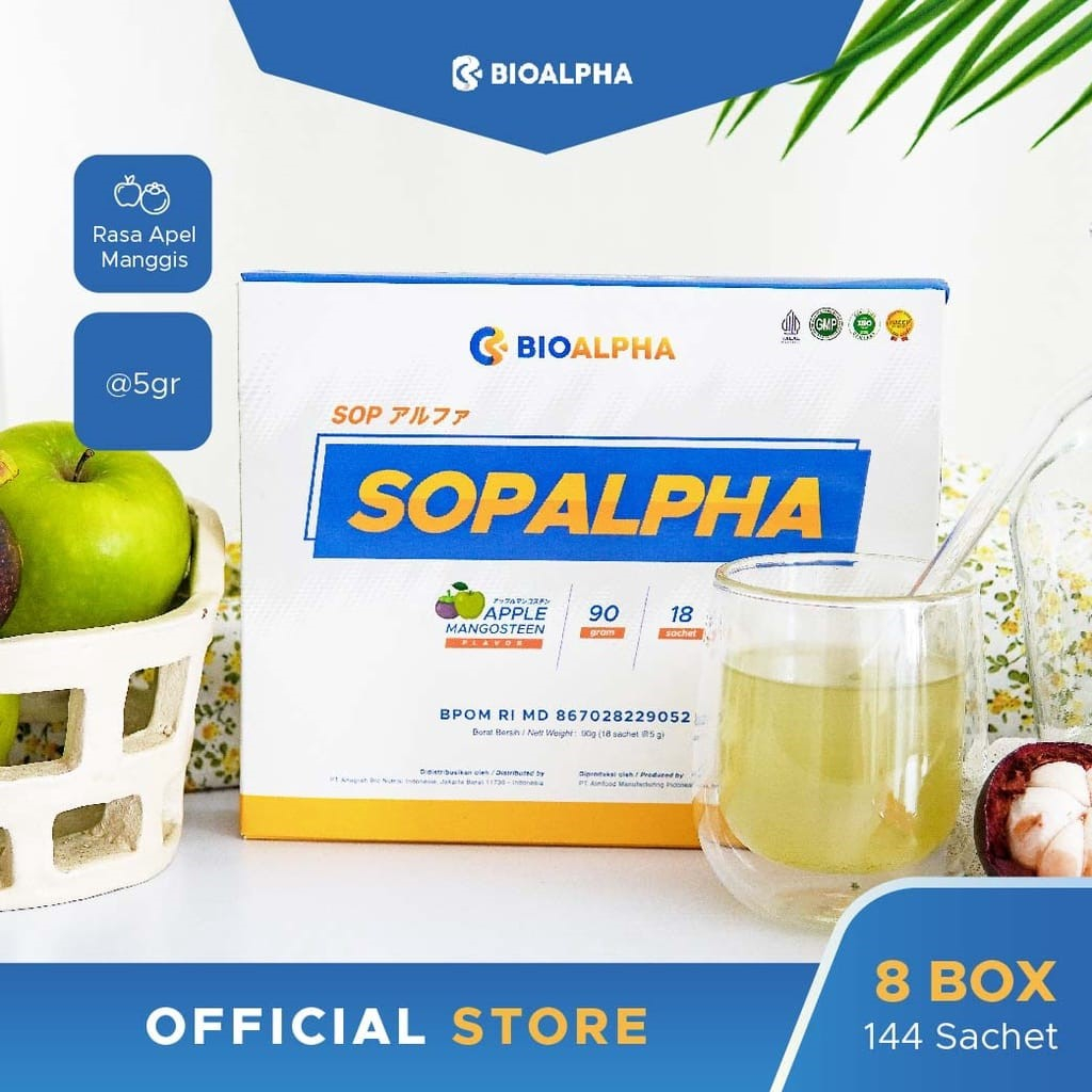 SOPALPHA Bioboost 8 Box. COD Readystock Medan Jakarta Bio boost Sop alpha