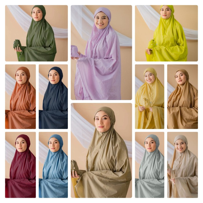 Mukena Travel 2 in 1  Mini Korea Premium