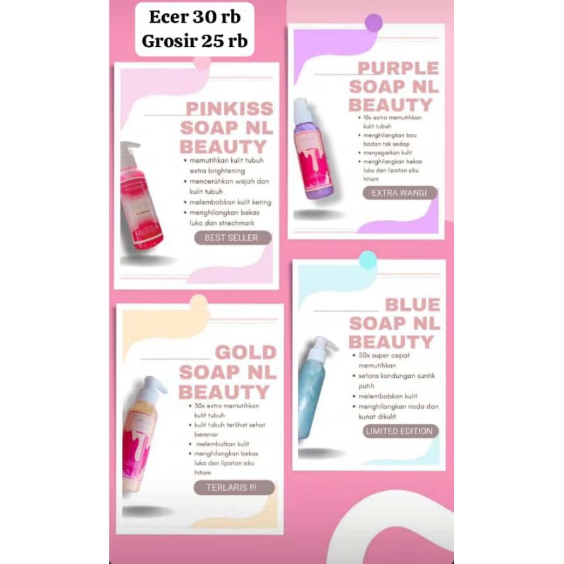 shiny shop by nl beauty 100 ml whitening
