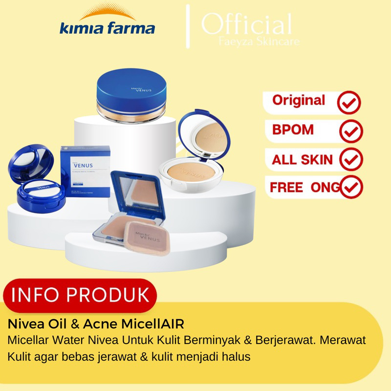 Bedak Venus Two Waycake | Venus Compact | Venus Tabur | Venus Loose Powder | Venus Cushion