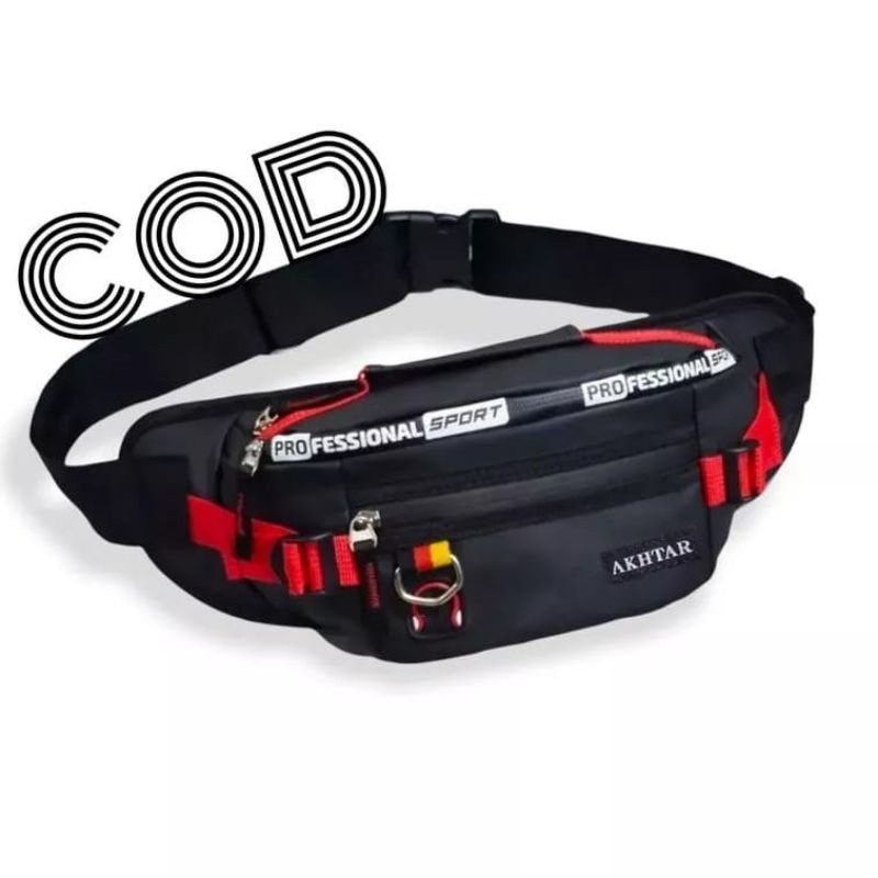 [GRATIS ONGKIR BISA INSTAN] Tas Selempang Waistbag Distro Anti Air Waterfoop Murah terbaru keren kekinian