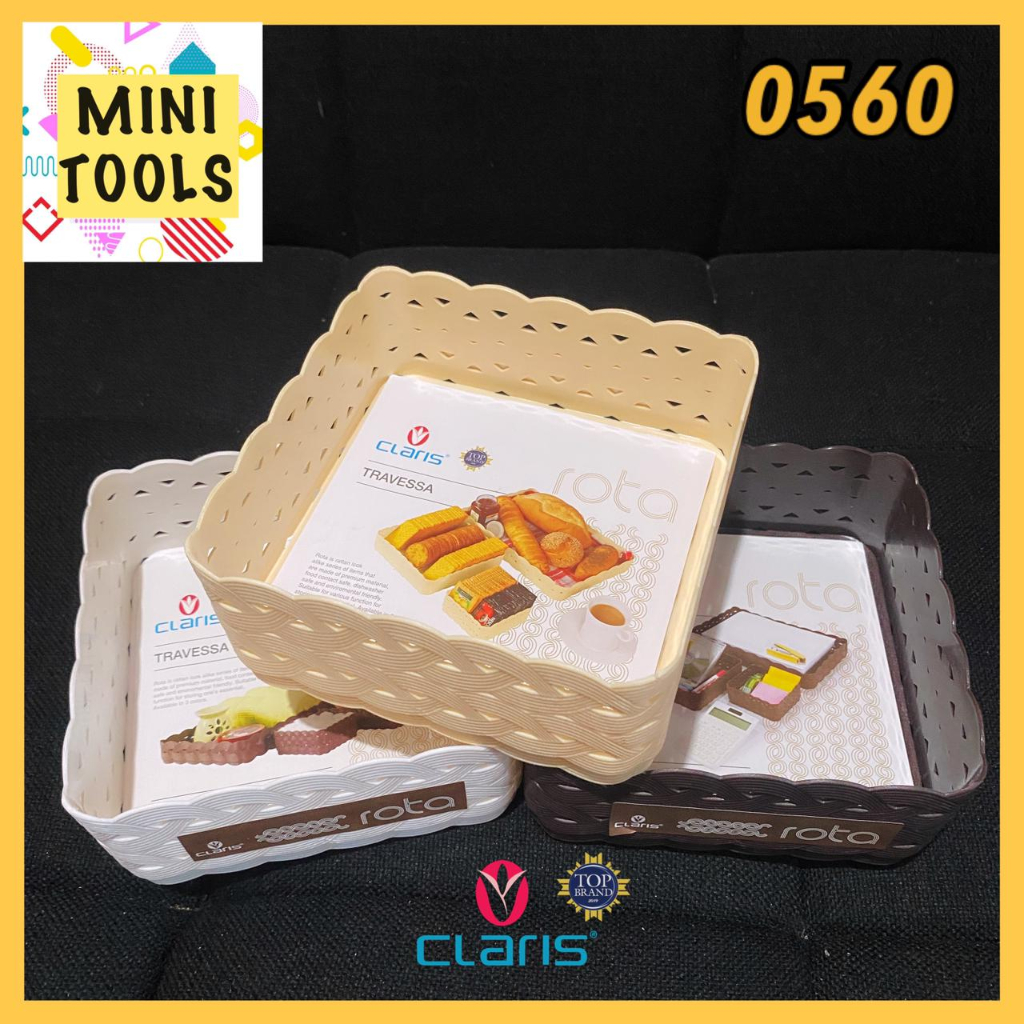 Keranjang Anyaman / Nampan Anyaman / Tray Rota Travessa Claris 0560