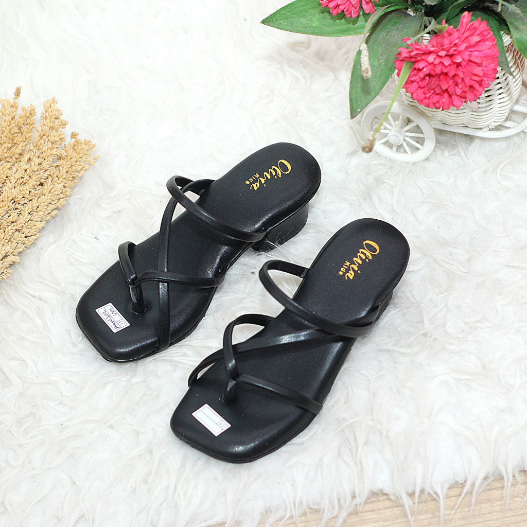 Sandal heels anak perempuan hak tahu uk 31/35 - AMOR KIDS 02