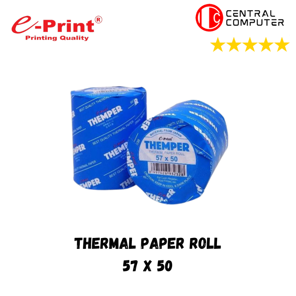 

Kertas Struk / Thermal Paper Roll E-print Uk.57x50