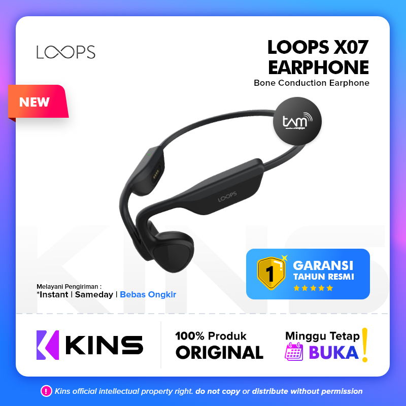 LOOPS Bone Conduction Earphone X07