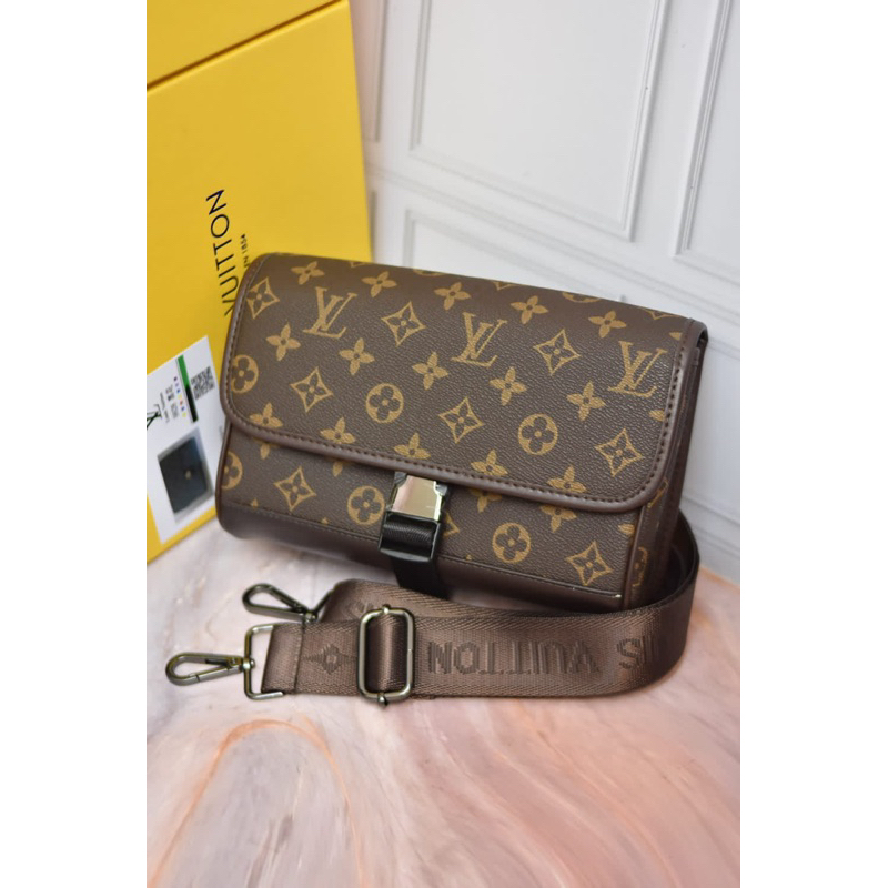 Tas selempang lv pria wanita import tas slempang branded