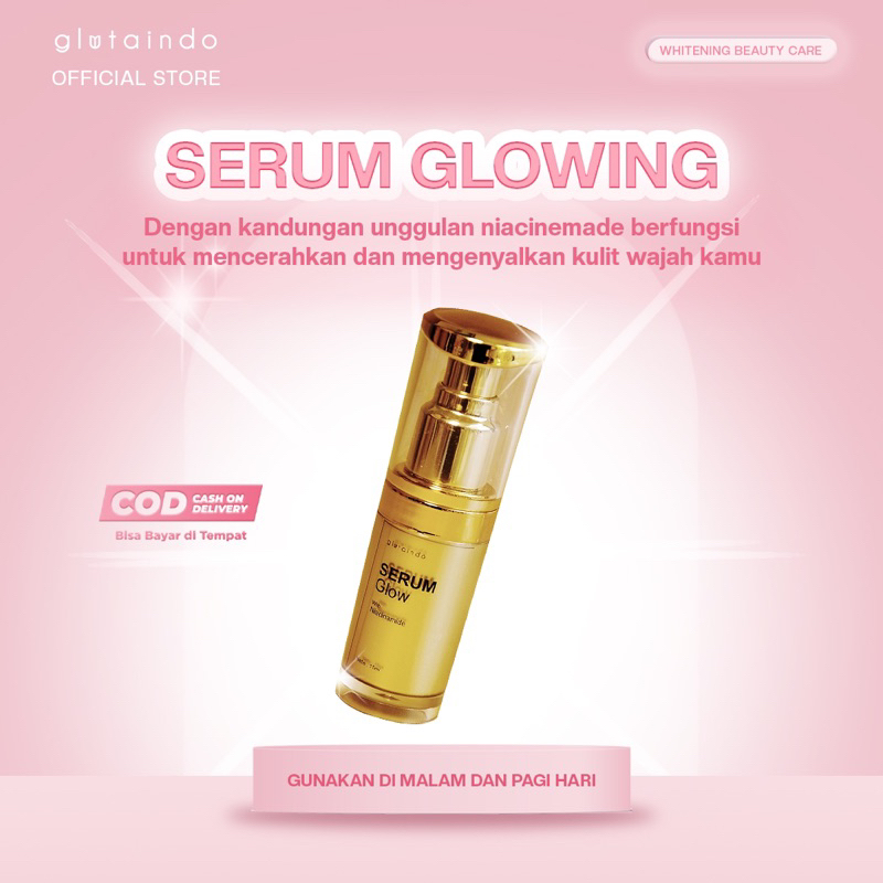 Glutaindo Face Serum Glowing Untuk Mencerahkan Dan Memperbaiki Skin Barrier