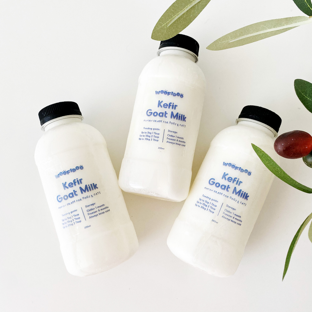 WOOFIDOO Kefir Fermented Goat Milk Pet Yogurt Susu Kambing Probiotic Dog Cat Anjing Kucing Probiotik