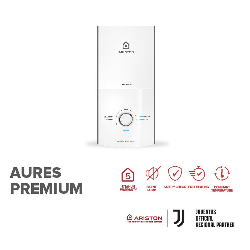 ARISTON - Instant Water Heater -Aures Premium 2400 Watt (Tanpa Tangki)