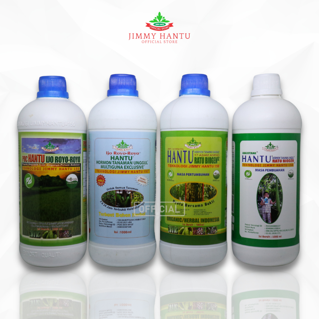 Pupuk Jimmy Hantu 1000ml POC ZPT NPK Multiguna Pembesar Buah Penyubur Tanah Pertumbuhan Pembuahan