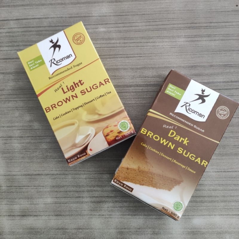 

BROWN SUGAR RICOMAN 500 GR