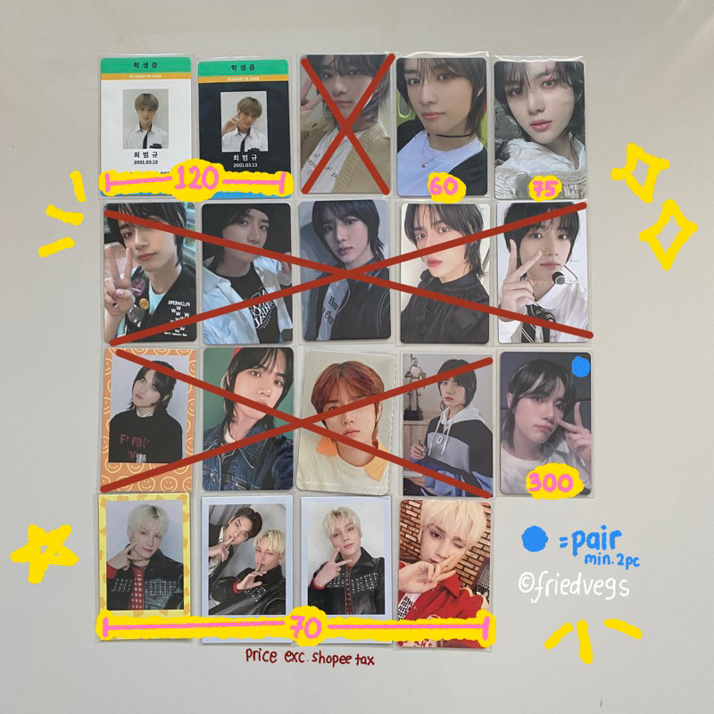 PC BEOMGYU TXT DECO KIT ID MAGIC FREEZE HUENING KAI SOOBIN