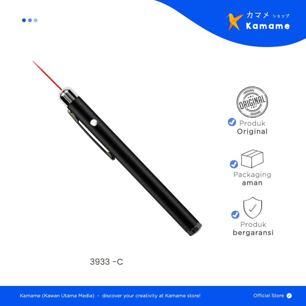 

Deli Laser Pen - Pointer Pen Pointer Presentasi 650 NM 3933 - Kamame