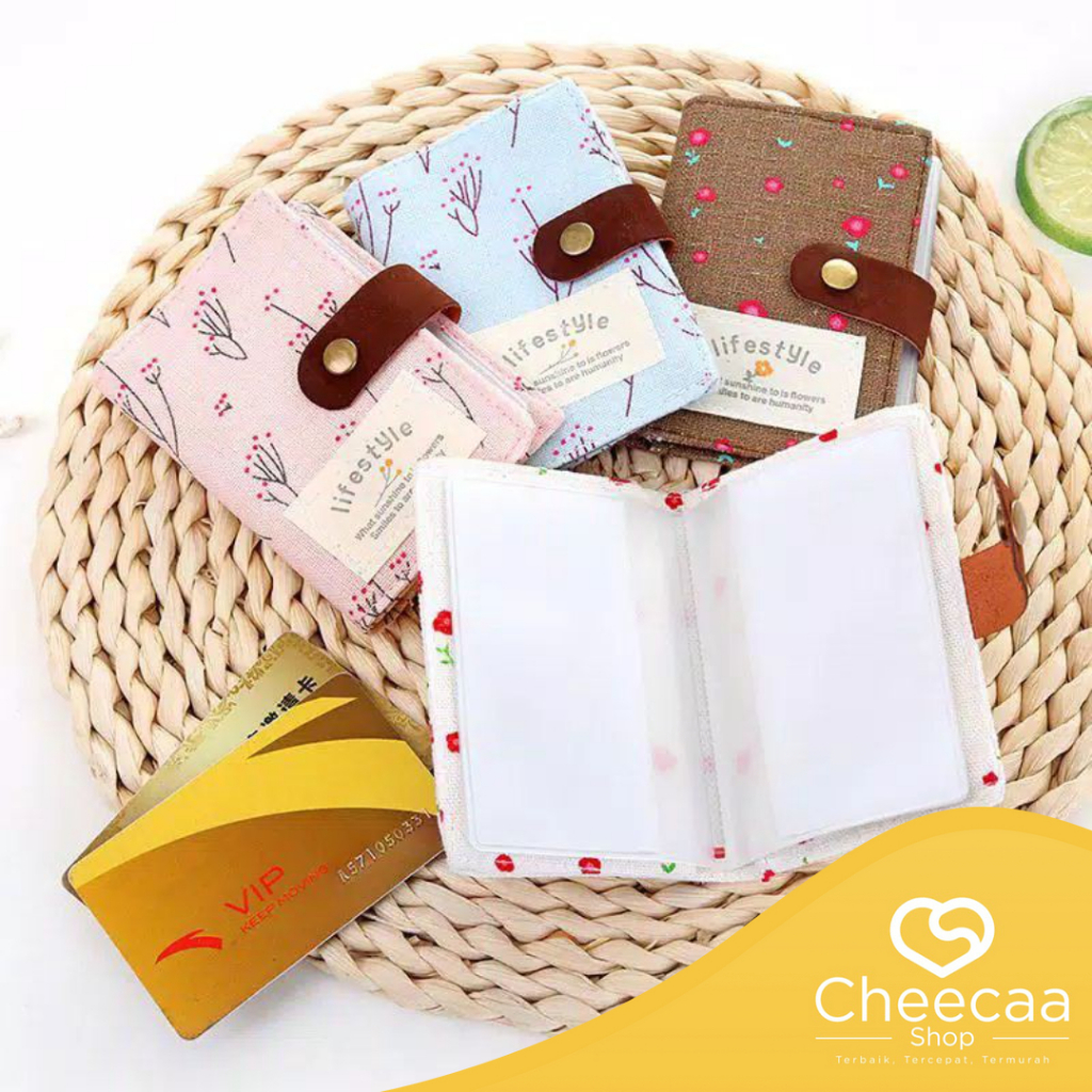 CC (DM3) Dompet Kanvas Dompet Kartu Dompet Kecil Dompet Atm