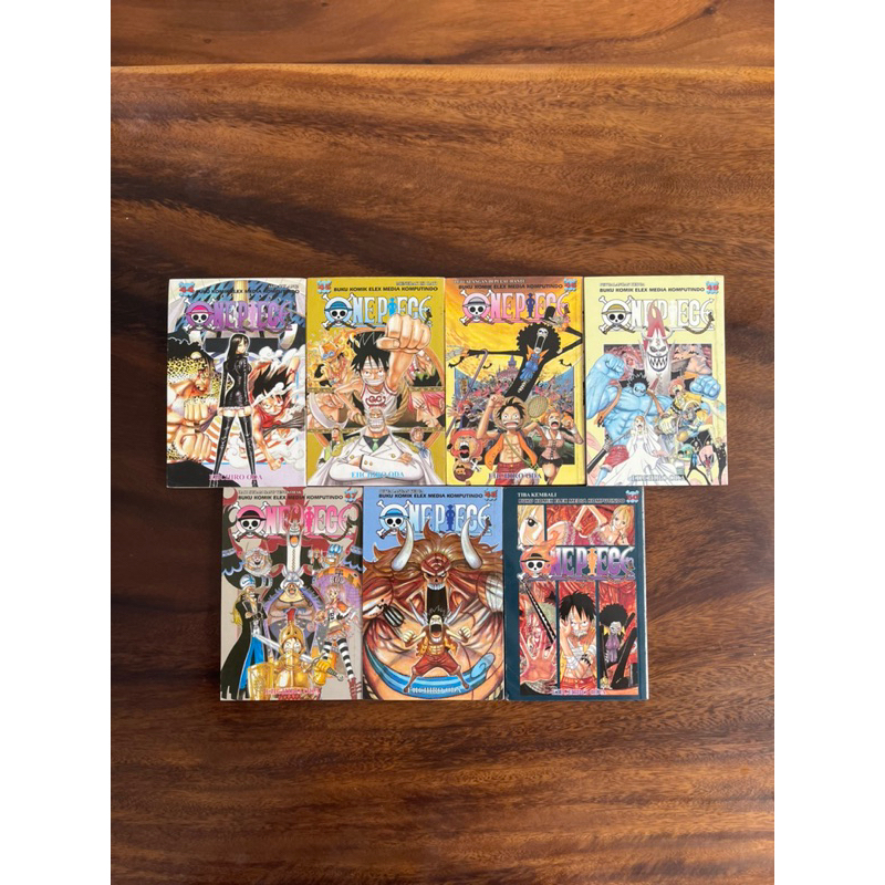 Komik One Piece Vol 44-50 set Kolpri Mulus