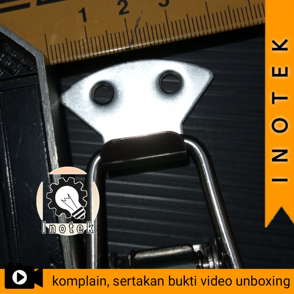clamp Klem 11 x 4 cm pengunci koper kotak boks box Stainless steel 201 sedang besar toolbox toggle clamp ST 201