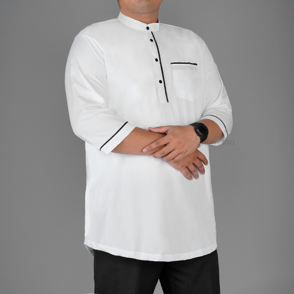 Baju Koko QAP Big Size Qomishu Kurta Pakistan Pria