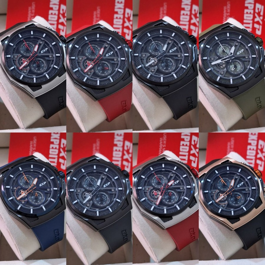 JAM TANGAN PRIA EXPEDITION E 6842 E6842 EXP6842 RUBBER TERBARU ORIGINAL