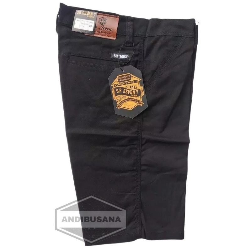 Celana Pendek Pria Chino Premium Jumbo Bige Size Bahan Melar Elastis