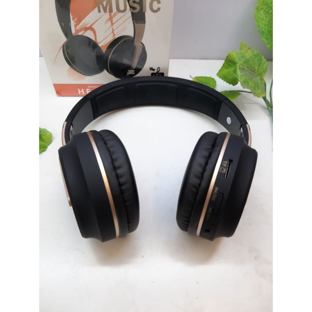 Headphone Headset Bando JB 958 Wireless Headphone LED