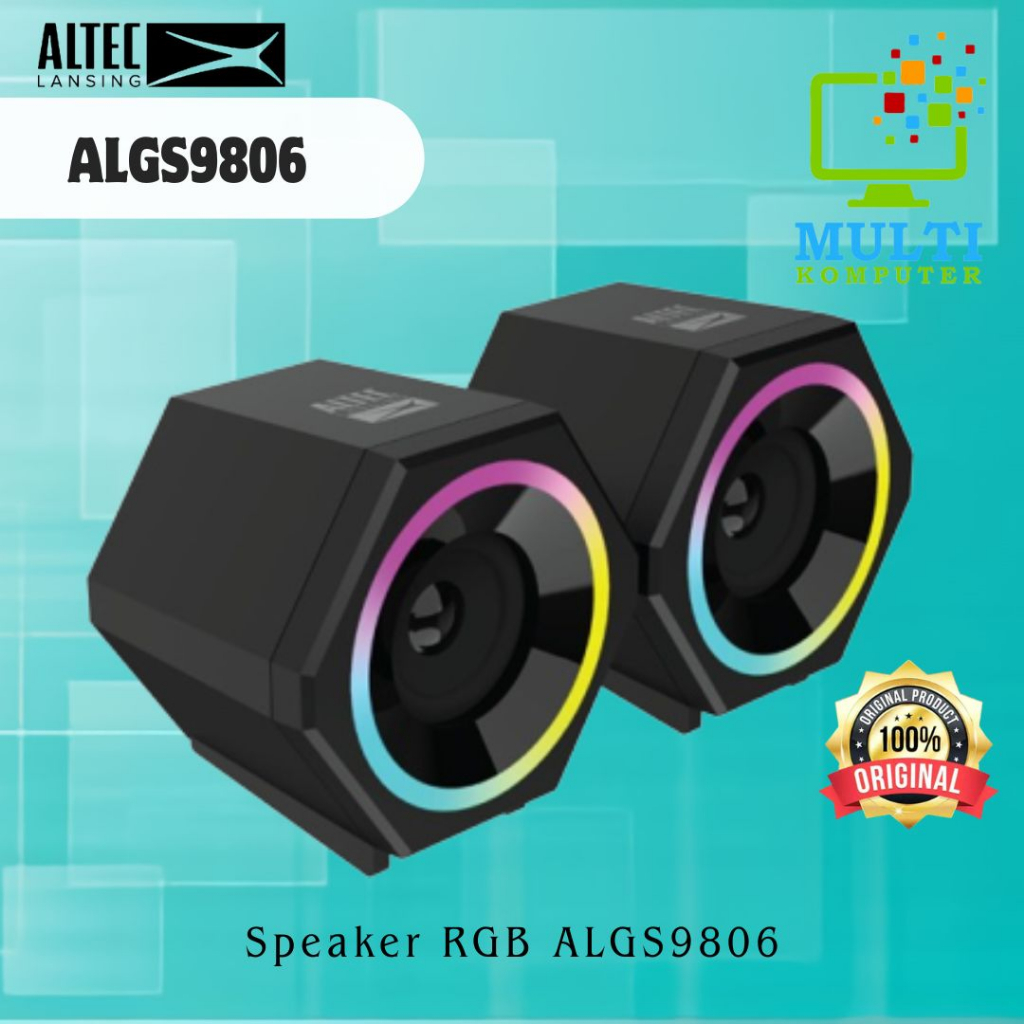 Altec Lansing Speaker ALGS9806 RGB 2.0 Channel