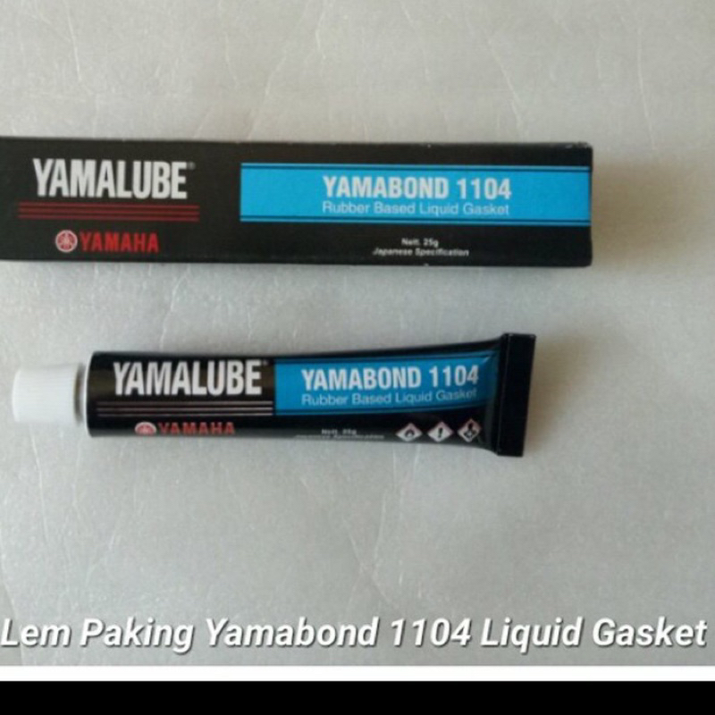 Lem Packing Gasket Yamabond 1104 Rubber Based Biru 25 Gram Original