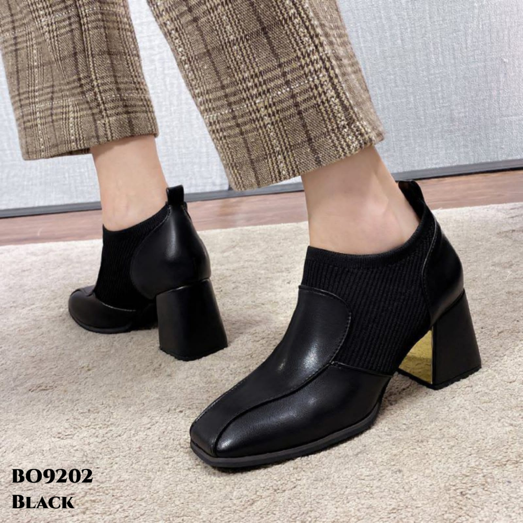 WYN SEPATU BOOTS HEELS KOREA BO9202