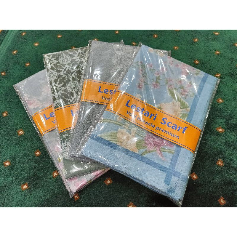 Hijab Voal Premium Motif Syar'i by Lestari Scarf