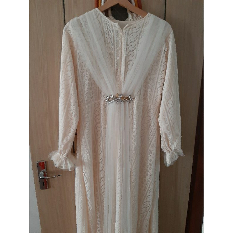 [preloved] white dress