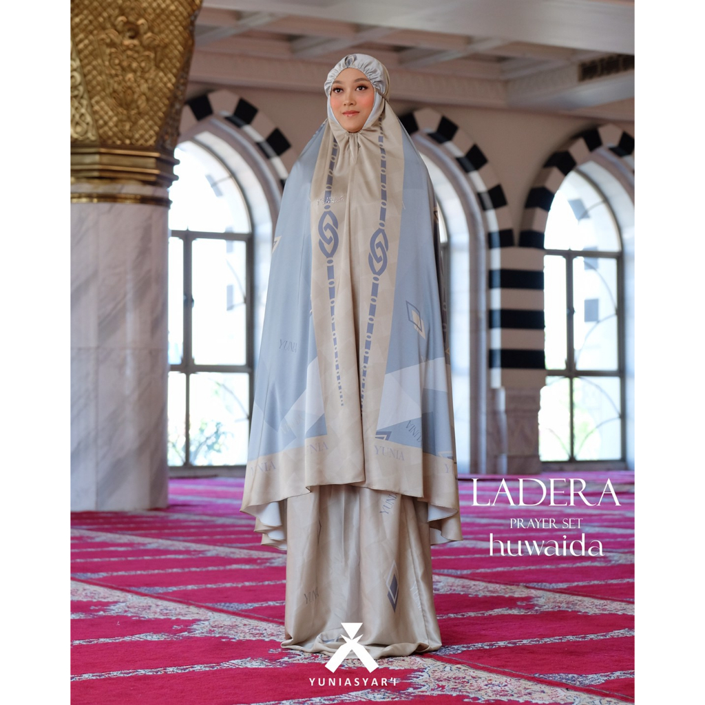 Yunia Syari / Prayer Set / Mukena / Ladera Series / Huwaida / Alat Shalat