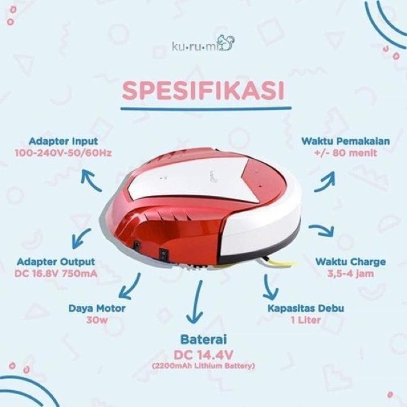 Kurumi KV 02 Robot Vacuum