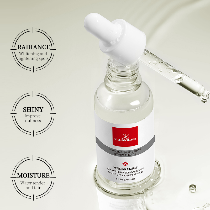 SISKALEY serum wajah glowing brightening SERUM BRIGHT &amp; GLOW Whitening Glowing Serum Freckles Remove Nicotinamide Serum 15/100ml