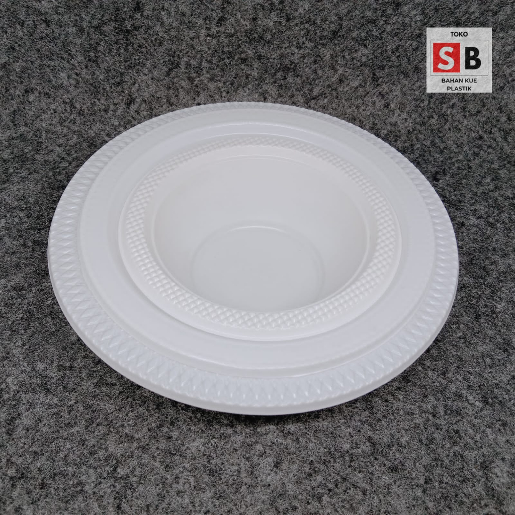 MANGKOK PLASTIK KECIL M5/ MANGKOK PLASTIK PESTA/ WARNA PUTIH SUSU