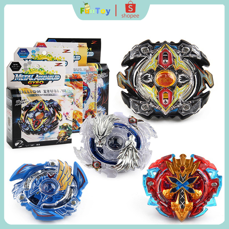 FUNTOY MAINAN ANAK GANGSING BEYBLADE MURAH GASING BEYBLADE STROM GYRO + LAUNCHER