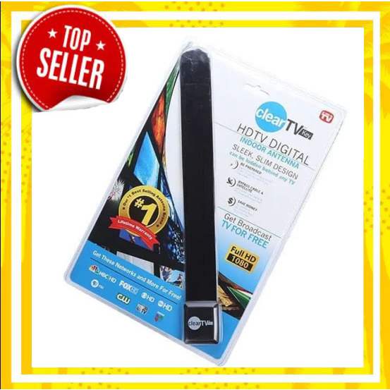 (TOPSELLER1) Antena Tv Digital Indoor / Clear Tv Key HDTV Digital Jernih