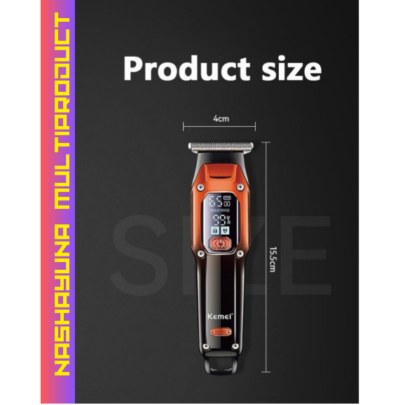 Kemei Km-658 - Electric Hair Clipper Trimmer Alat Pangkas Rambut Profesional