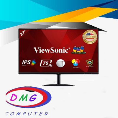 Monitor LED ViewSonic VA2732H 27&quot; 75Hz Full HD HDMI VGA VA2732-H