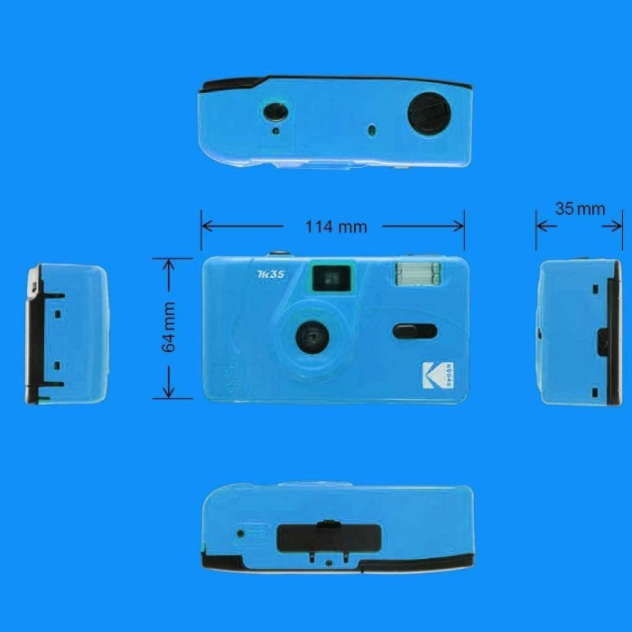 Kodak M35 Kamera Analog 35mm Point &amp; Shoot Reusable New Color Way Ori