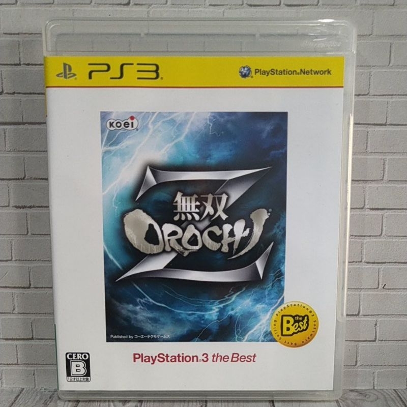 BD CD KASET ORIGINAL PS3 OROCHI Z JPN Bahasa Jepang Lengkap manual book