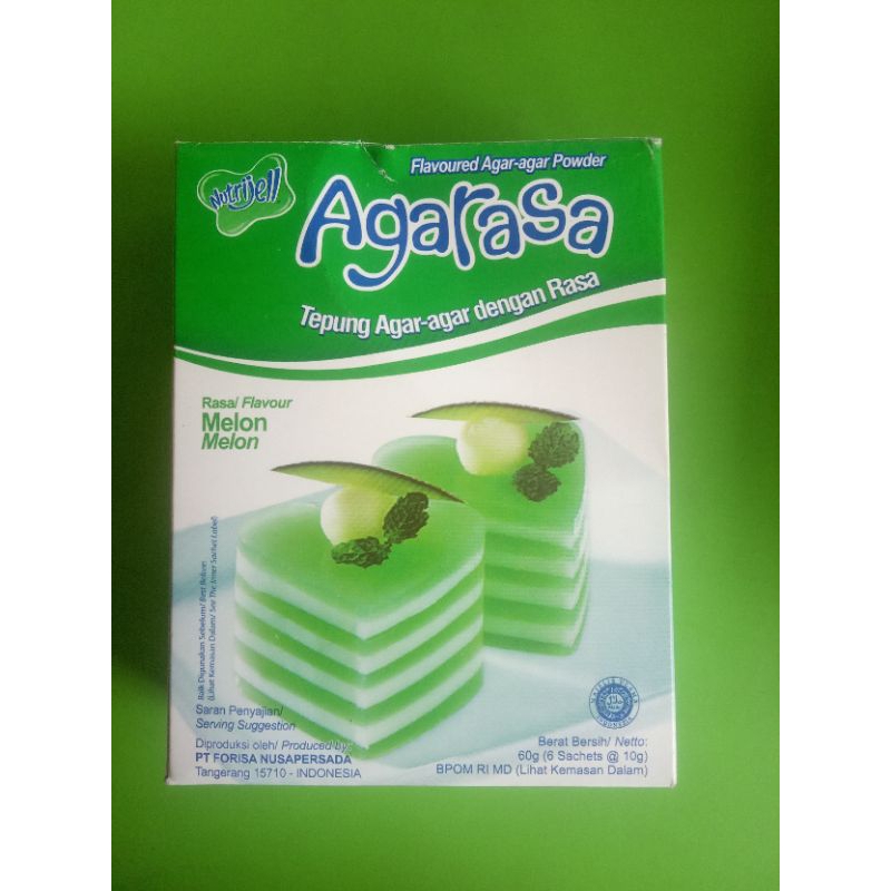 

Nutrijel Agarasa Melon Isi 6 Sachets 60g