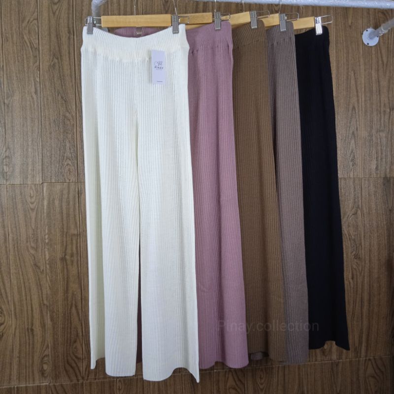 Pants Kulot wanita/Celana panjang rajut wanita