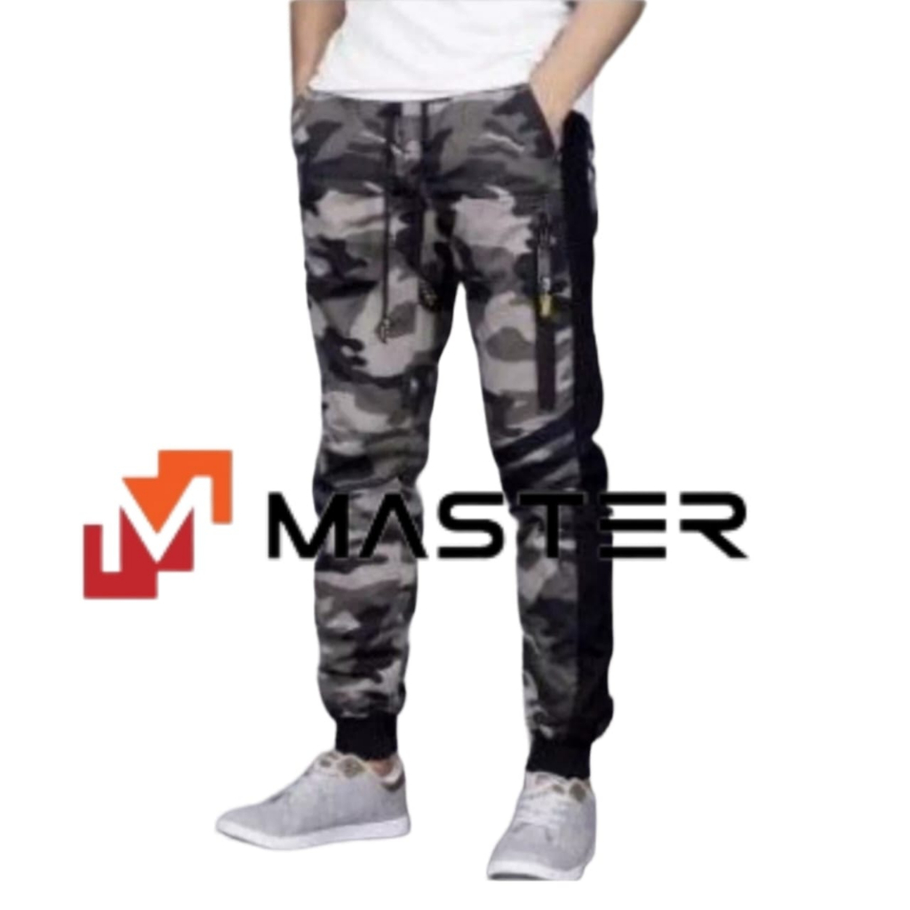 MASTER Celana Panjang Joger Pria Bahan Twil Tidak Mudah Luntur