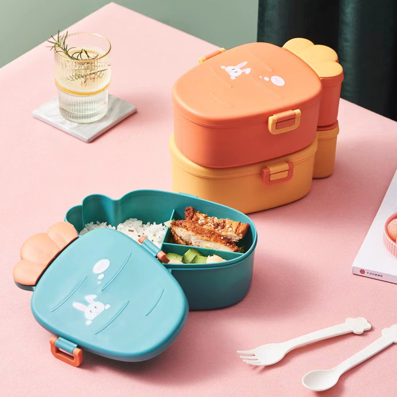 NEW!! KOTAK MAKAN BENTUK WORTEL/ LUNCHBOX LUCU WORTEL 6520