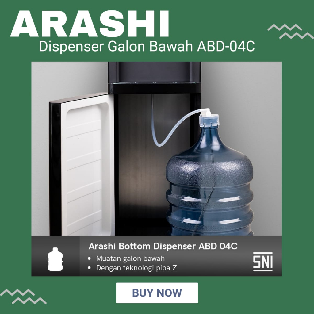 Arashi Dispenser Galon Bawah ABD-04C