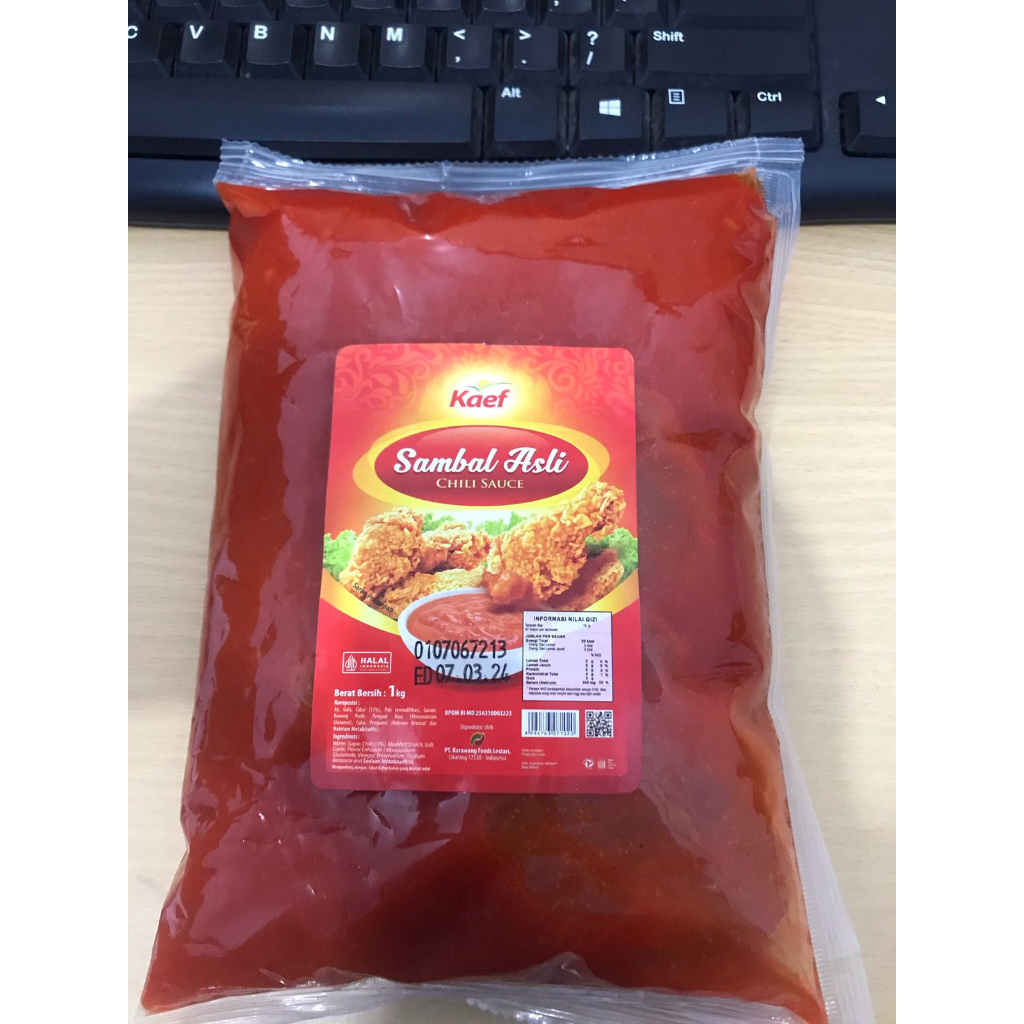 KAEF SAMBAL ASLI 1KG